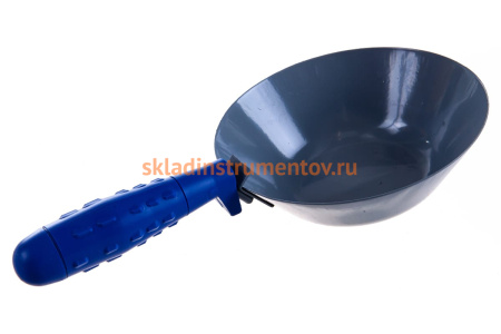 Строительный ковш с площадкой, пластиковая ручка 160 мм КУРС 05912
