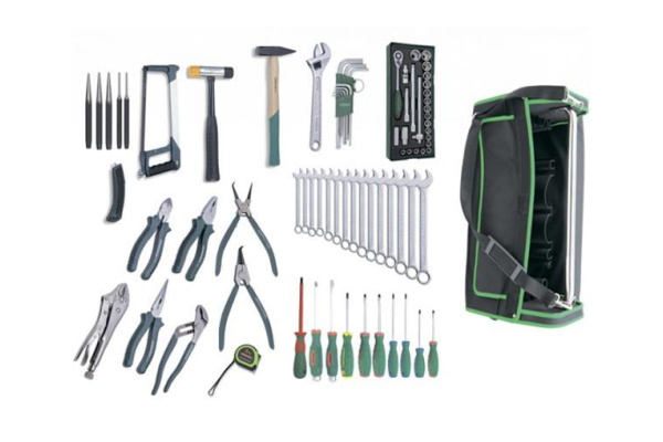 Универсальный набор инструмента в сумке, 78 предметов Jonnesway C-HA78S