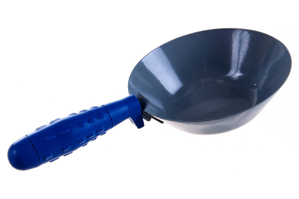 Строительный ковш с площадкой, пластиковая ручка 160 мм КУРС 05912