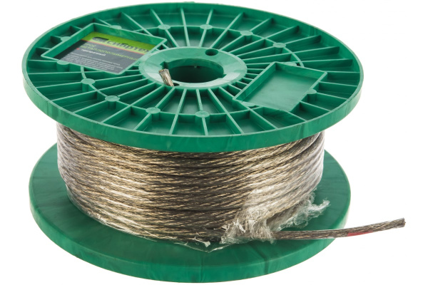 Металлополимерный трос СИБРТЕХ прозрачный ПР-5,0 47639 Металлополимерный трос СИБРТЕХ прозрачный ПР-5,0 47639