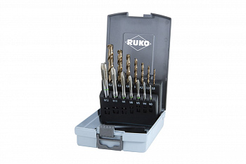 Набор машинных метчиков Ruko M3-М12 мм HSSE-Co5 14пр 245051RO