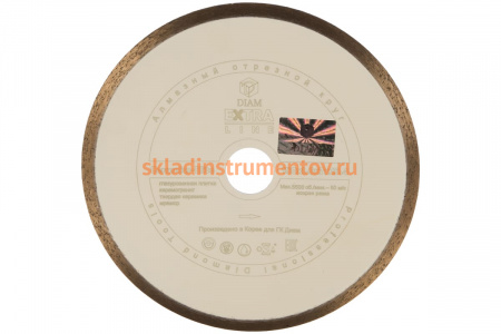 Круг алмазный отрезной 1A1R CERAMICS-ELITE (180x25.4 мм; 1.6x7 мм) Diam 000546