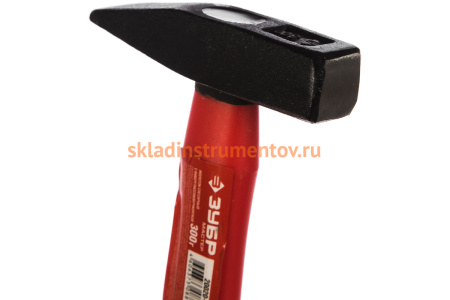 Молоток Зубр МАСТЕР кованый с фибергласовой рукояткой, 0,3кг 20020-03