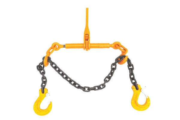 Крепежная цепь с двумя крюками и стяжным механизмом (8т, 6м, 8 класс) СТРОП-ПРО SP04529