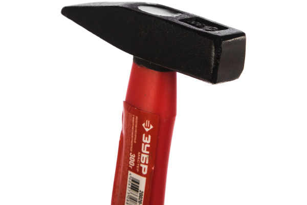 Молоток Зубр МАСТЕР кованый с фибергласовой рукояткой, 0,3кг 20020-03