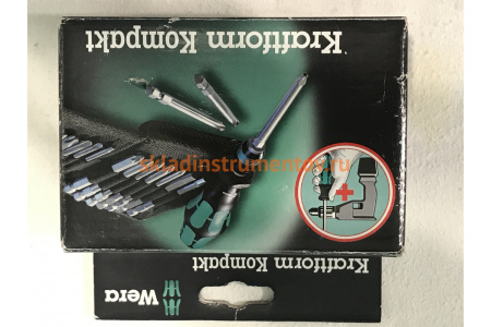 Набор бит Kraftform Kompakt (11 предметов) WERA WE-134492