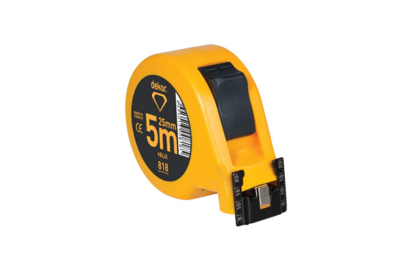 Рулетка 3 м х 16 мм DEKOR HASSAN с магнитным захватом HELIX MAGNETIC 816