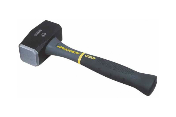 Кувалда 1500г STANLEY Graphite Club Round 1-54-924