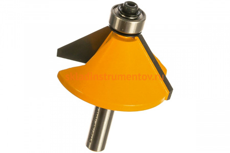 Фреза кромочная конусная (44.5х20 мм; 45°; хвостовик 8 мм) по дереву Энкор 9237