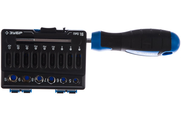 Отвертка с насадками Зубр ПРОФЕССИОНАЛ 25216