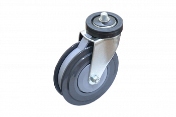 Колесо для покупательских тележек 125 мм MFK-TORG 5056125