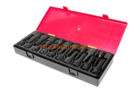 Набор ударных торцевых головок 1/2" TORX, HEX в кейсе 19шт JTC-K4191