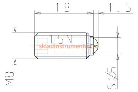Пружинный фиксатор KIPP 10шт K0316.08