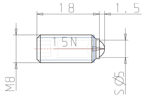 Пружинный фиксатор KIPP 10шт K0316.08