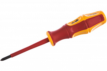 Диэлектрическая отвертка PH1x80 КВТ Профи 78611