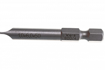 Бита 800/4 Z Sl1,0x6,0, 50 мм WERA WE-059335