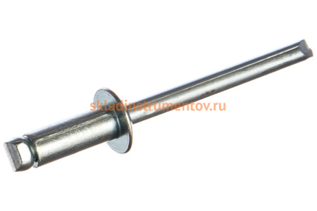 Заклепка вытяжная открытая сталь/сталь St/St (50 шт; 4.8x12 мм; Борт: Стандарт) MESSER 114014812-50