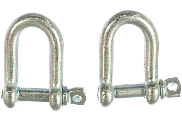 Скоба такелажная прямая 2 шт. (6 мм; ТФ6) Зубр 4-304516-06