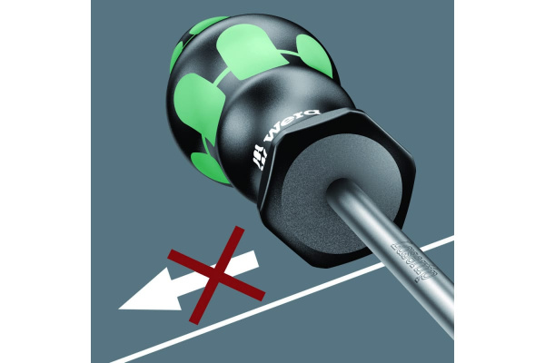 Отвёртка крестовая Wera, PZ 3x150 мм, WE-009320