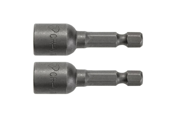 Насадка торцевая с магнитом (2 шт; 10 мм; 1/4") HOEGERT TECHNIK HT1S458