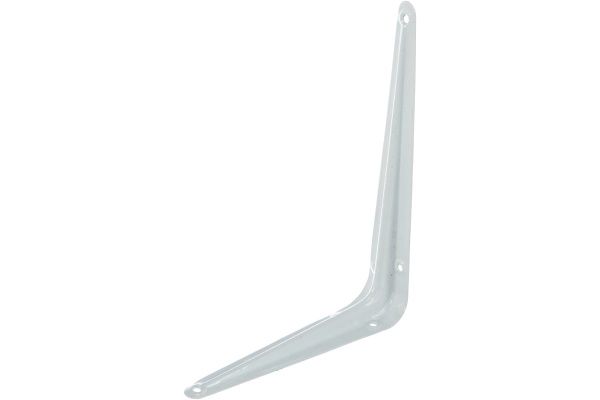 Угловой кронштейн с ребром СИБРТЕХ 175х225 мм белый 94016