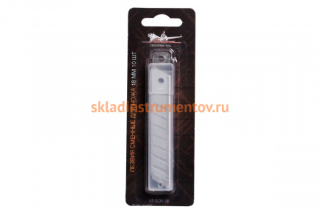 Лезвия сменные (10 шт; 18 мм) для ножа Airline AT-SOK-06