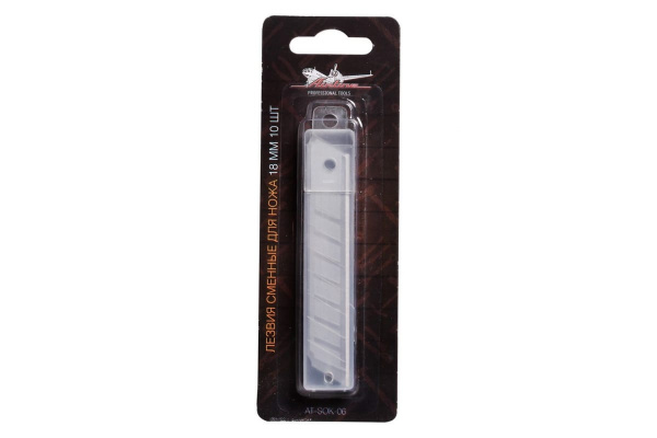 Лезвия сменные (10 шт; 18 мм) для ножа Airline AT-SOK-06