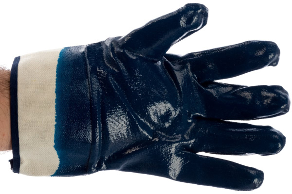 Перчатки 2Hands джерси/полное покрытие нитрилом, манжет крага 0533-11