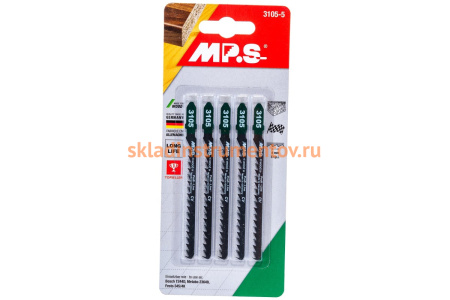 Пилки T244D (100х75х4.0 мм; 5 шт.) по древесине MPS 3105