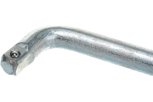 Ключ с присоединительным квадартом НИЗ изогнутый, 200 мм, на подвесе 21516025