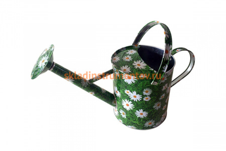 Садовая оцинкованная лейка СПЕЦ Garden & Flowers Ромашки 5 л GF-L501