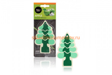 Подвесной картонный ароматизатор Airline ель, сочное яблоко AFEL083