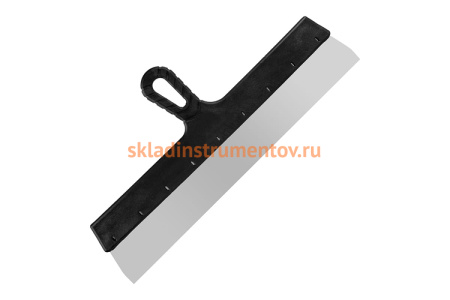 Фасадный шпатель РемоКолор ГОСТ, прямой, пружинная сталь 65Г, лакированное полотно, 450мм, 12-5-745