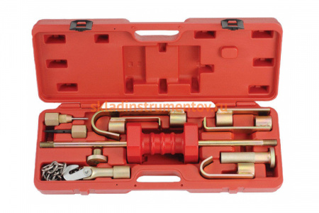 Большой обратный молоток с набором крюков для кузовных работ 10предметов FORCE 910M1