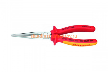 Длинногубцы с резцом KNIPEX KN-2616200SB