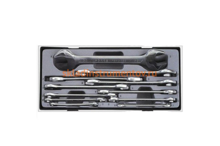 Набор рожковых ключей 6х7-30х32 11 предметов FORCE T5111