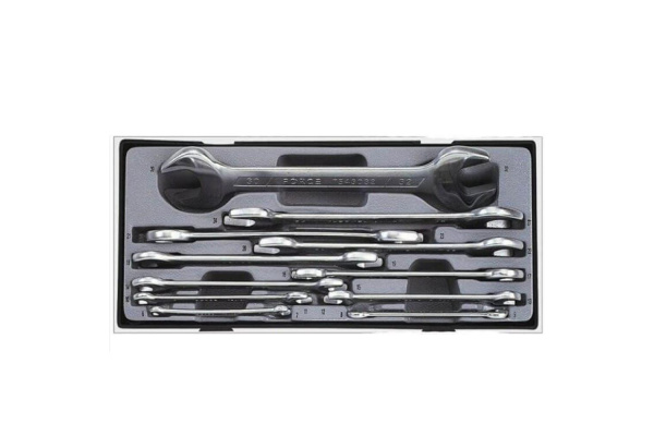 Набор рожковых ключей 6х7-30х32 11 предметов FORCE T5111