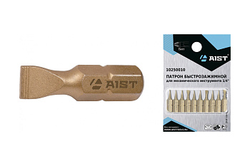 Шлицевой бит Aist 4.0 мм 1/4" 10 шт. 1162540S10 00-00012921
