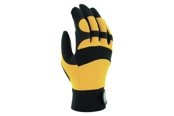 Защитные трикотажные перчатки Jeta Safety, черно-желтые, размер XL, JAV01-10/XL Защитные трикотажные перчатки Jeta Safety, черно-желтые, размер XL, JAV01-10/XL