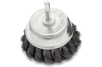 Щетка крученая чашка 75 мм для дрели Дело Техники 272475