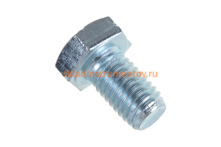 Болт с шестигранной головкой Зубр DIN 933, класс прочности 8.8, оцинкованный, M12x20 мм, ТФ6, 5 шт. 4-303076-12-020