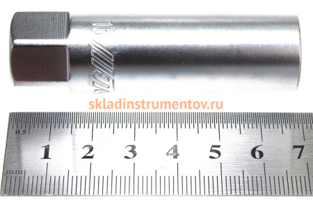 Головка свечная 3/8” 16мм магнитная 12-ти гранная JTC 1815