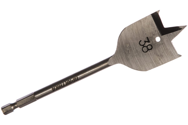 Сверло перовое по дереву (38х152 мм) ПРАКТИКА 032-850