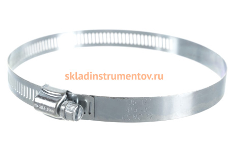 Стальные хомуты Зубр МАСТЕР с просечной лентой ПЛ-12,7, 105-127мм, 50шт 37805-105-127-50