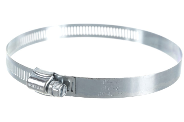 Стальные хомуты Зубр МАСТЕР с просечной лентой ПЛ-12,7, 105-127мм, 50шт 37805-105-127-50