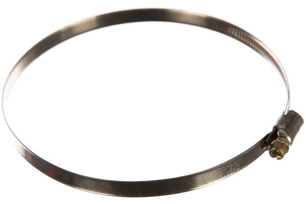 Хомуты СИБРТЕХ, нержавеющая сталь, стандартное болтовое крепление, 110-130мм, 25шт, ширина 9мм 47590