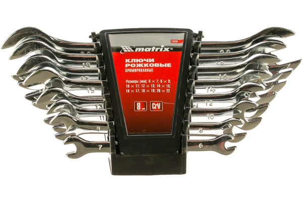 Набор рожковых ключей 8 шт. MATRIX Master 15238