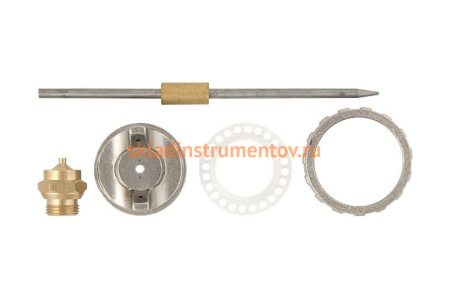 Ремкомплект 4 предмета (сопло 1.2 мм; игла; форсунка; зажим сопла) для краскораспылителя MATRIX 57380