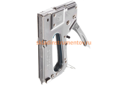 Мебельный металлический регулируемый степлер, тип скобы 53, 4-14мм СИБРТЕХ 40101