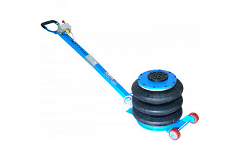 Пневматический 3-секционный домкрат с ручкой AE&T 5т T08105A